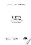 Élites políticas y descentralización en Costa Rica