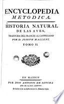 Encyclopedia Metòdica: historia natural de las aves, 2