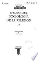 Ensayos sobre sociología de la religión