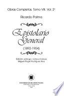 Epistolario general: 1892-1904