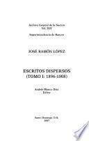 Escritos dispersos: 1896-1908