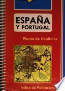España y Portugal mapa de carreteras