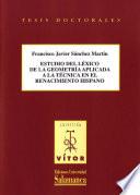 Estudio del léxico de la geometría aplicada a la técnica en e lrenacimiento Hispano
