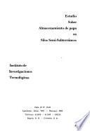 Estudio sobre almacenamiento de papa en silos semi-subterráneos