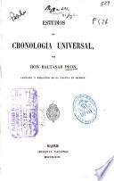 Estudios de cronología universal