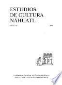 Estudios de cultura náhuatl