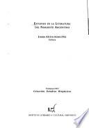 Estudios de la literatura del noroeste Argentino