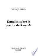 Estudios sobre la poética de Rayuela