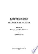 Estudios sobre Miguel Hernández