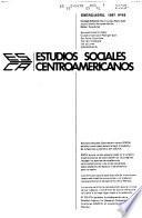 Estudios sociales centroamericanos