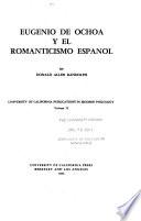 Eugenio de Ochoa y el romanticismo español