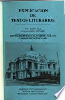 Explicación de textos literarios