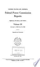 Federal Power Commission Reports