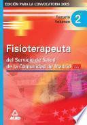 Fisioterapeuta Del Servicio de Salud de la Comunidad de Madrid. Temario Volumen Ii.e-book