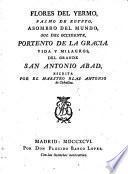 Flores del Yermo, Pasmo de Egypto Vida y hilagros del Grande San Antonio Abad