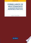 Formularios de procedimiento administrativo (e-book)