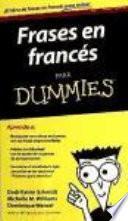 Frases en francés para dummies
