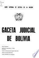 Gaceta judicial de Bolivia