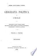 Geografía política de Chile: Talca á Tacna