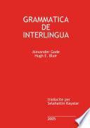 Grammatica de Interlingua