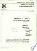 Guide to Foreign Trade Statistics
