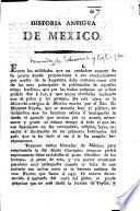 Historia antigua de Mexico. [A prospectus of the publication of the work.]