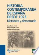 Historia Contemporánea de España desde 1923
