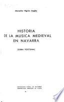 Historia de la música medieval en Navarra