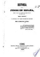 Historia de los judíos en España