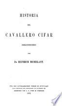 Historia del cavallero Cifar