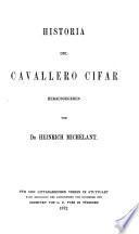 Historia del Cavallero Cifar