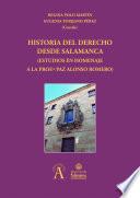 Historia del derecho desde Salamanca