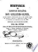 Historia del ilustre español don Guillermo Oliver