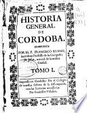 Historia general de Cordoba