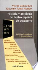 Historia y antología del teatro español de posguerra (1940-1975)