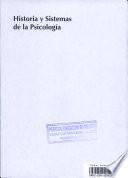 Historia y sistemas de la psicología