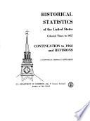 Historical Statistics of the United States