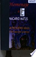 Homenaje a Macario Matus