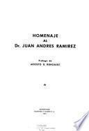 Homenaje al Dr. Juan Andrés Ramirez