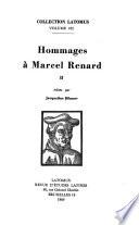 Hommages à Marcel Renard