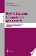 Hybrid Systems: Computation and Control