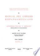 Indice alfabético de títulos-materias, correcciones, conexiones y adiciones del Manual del librero hispanoamericano de Antonio Palau y Dulcet