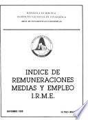 Indice de remuneraciones medias y empleo, I.R.M.E.