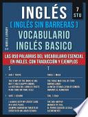 Inglés (Inglés Sin Barreras) Vocabulario Inglés Basico - 7 - STU