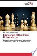 Innovar en el Currículo Universitario