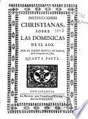 Instrucciones christianas sobre las dominicas de el año