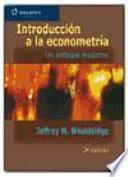 Introducción a la econometría. Un enfoque moderno