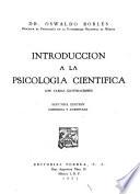 Introducción a la psicología científica