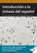 Introducción a la sintaxis del español