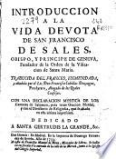Introduccion a la vida devota